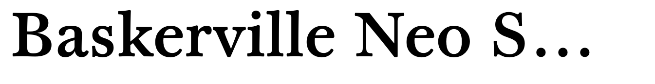 Baskerville Neo Small Semi Bold